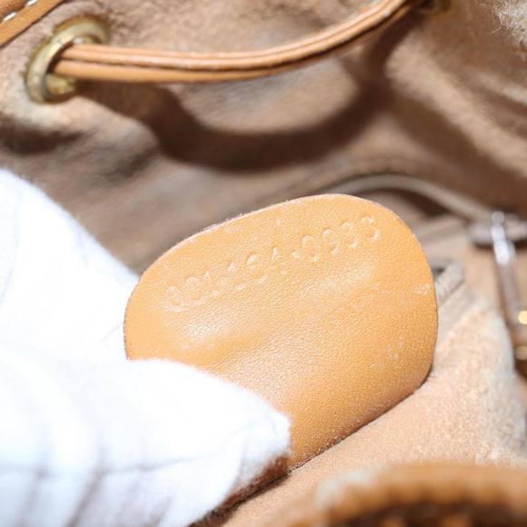 GUCCI Micro GG Supreme Web Sherry Line Shoulder Bag PVC Brown Gold Auth 88809 - Picture 12 of 16